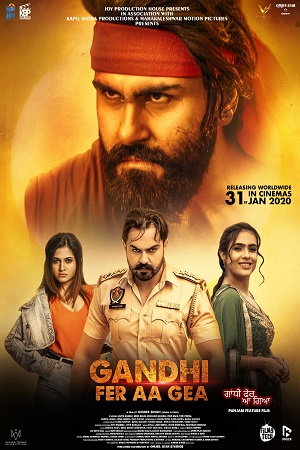 Download  Gandhi Fer Aa Gea (2020) Punjabi Full Movie 720p [650MB] HEVC HDRip ESubs