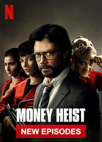 Download  Money Heist [Season 2] Netflix All Episodes in {Spanish-English} | 720p WEB-DL