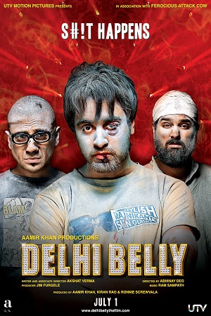 Download Delhi Belly (2011) Hindi Full Movie 480p [350MB] | 720p [800MB] | 1080p [3GB]