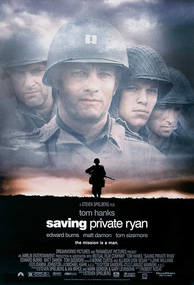 Download Saving Private Ryan (1998) Dual Audio Hindi Movie BluRay 480p [400MB] | 720p [1GB] | 1080p [4GB]