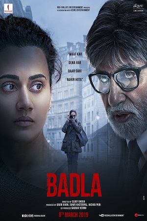 Download Badla (2019) Hindi Full Movie 480p [350MB] | 720p [700MB] | 1080p [3.4GB]