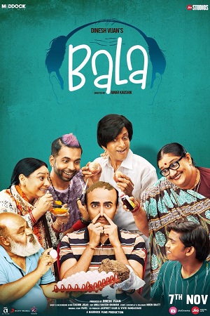 Download Bala (2019) Hindi Full Movie 480p [350MB] | 720p [1GB] | 1080p [1.5GB]