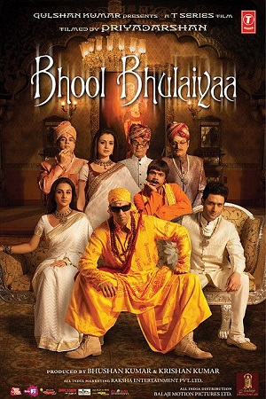 Download Bhool Bhulaiyaa (2007) Hindi Full Movie 480p [400MB] | 720p [1.2GB] | 1080p [3GB] | 2160p [22GB]