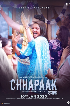 Download Chhapaak (2020) Hindi Full Movie 480p [350MB] | 720p [950MB] | 1080p [1.4GB]