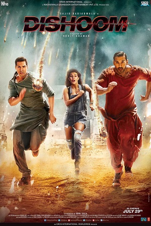 Download Dishoom (2016) Hindi Full Movie 480p [300MB] | 720p [1GB] | 1080p [3GB]