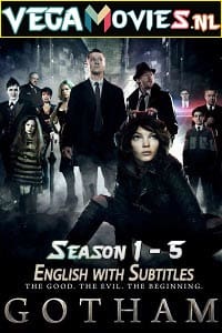 Download Gotham (Season 1 – 5) Complete TV Series {English With Subtitles} 720p WEB-DL [250MB]