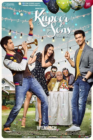 Download Kapoor & Sons (2016) Hindi Full Movie 480p [400MB] | 720p [1.2GB] | 1080p [4GB]