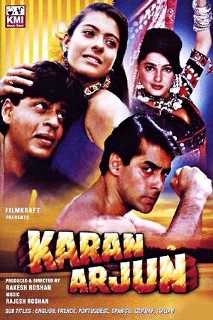 Download Karan Arjun (1995) Hindi Full Movie HDRip 480p [450MB] | 720p [1.4GB] | 1080p [4.3GB]