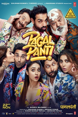 Download Pagalpanti (2019) Hindi Full Movie 480p [400MB] | 720p [1.2GB] | 1080p [4GB] | 2160p 4K [11.1GB]