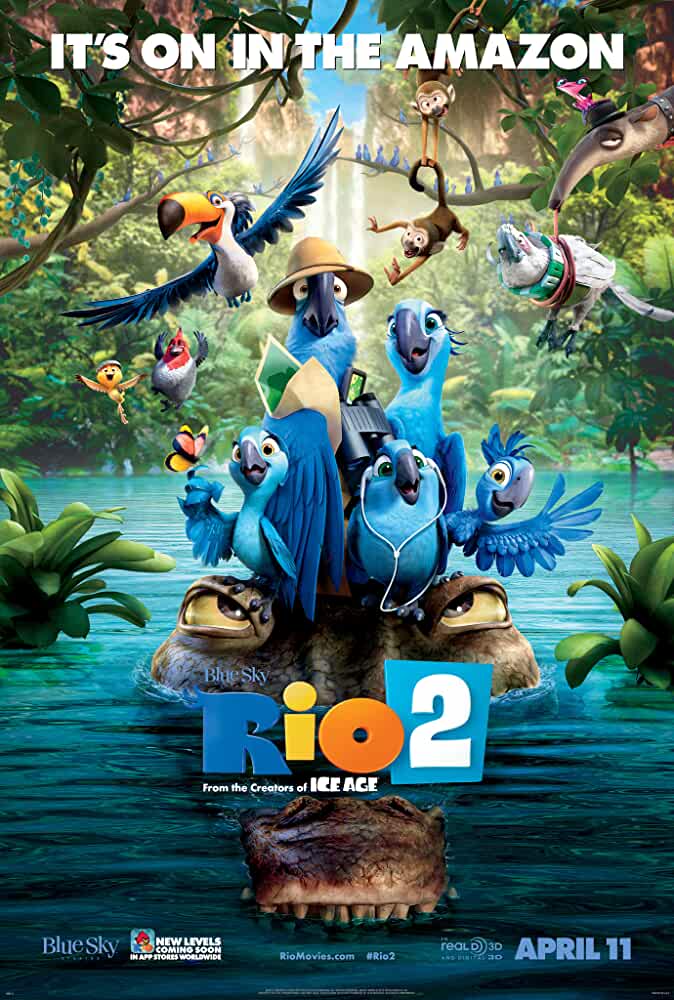 Download Rio 2 (2014) Dual Audio (Hindi-English) 480p [300MB] | 720p [1GB] | 1080p [2GB]