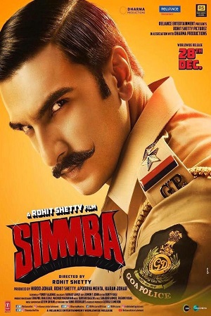 Download Simmba (2018) Hindi Full Movie 480p [450MB] | 720p [1.2GB] | 1080p [4GB]