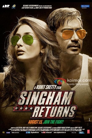 Download Singham Returns (2014) BluRay Hindi Full Movie 480p [400MB] | 720p [1.2GB] | 1080p [4GB]