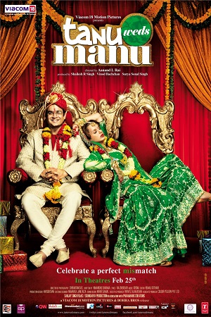 Download Tanu Weds Manu (2011) Hindi Full Movie 480p [350MB] | 720p [900MB] | 1080p [3GB]