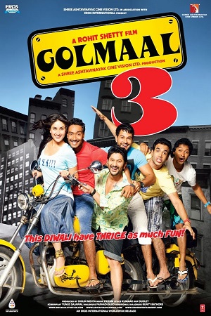 Download Golmaal 3 (2010) Hindi Full Movie 480p [400MB] | 720p [1GB] | 1080p [4GB]