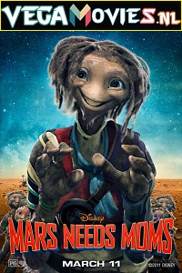 Download Mars Needs Moms (2011) Dual Audio {Hindi-English} 480p [300MB] | 720p [1GB]