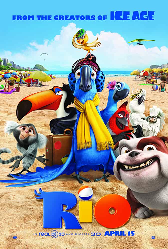 Download Rio (2011) Dual Audio {Hindi-English} 480p [350MB] | 720p [1GB] | 1080p [2GB]