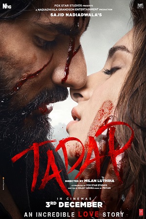 Download Tadap (2021) Hindi Full Movie 480p [430MB] | 720p [1.1GB] | 1080p [2GB] | 2160p [17GB]