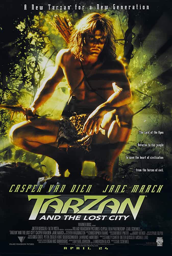 Download Tarzan and the Lost City (1998) Dual Audio Hindi Movie BluRay 480p [300MB] | 720p [1GB]