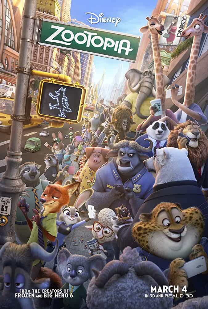 Download Zootopia (2016) Dual Audio {Hindi-English} 480p [350MB] | 720p [1GB] | 1080p [2GB]